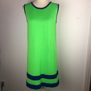 VINTAGE 1970s Neon Tunic Sweater Dress